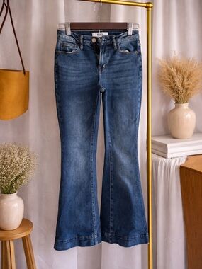 Women's Blue Flare Jeans